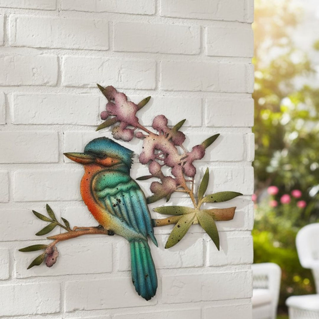 Kookaburra Coloured Wall Art 41.50x40x1.50cm