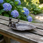 Load image into Gallery viewer, Bronrob Fairy Leaf Birdfeeder 18x9.50x9.50cm
