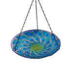 Load image into Gallery viewer, Glass Peacock Birdfeeder 28x50x28cm
