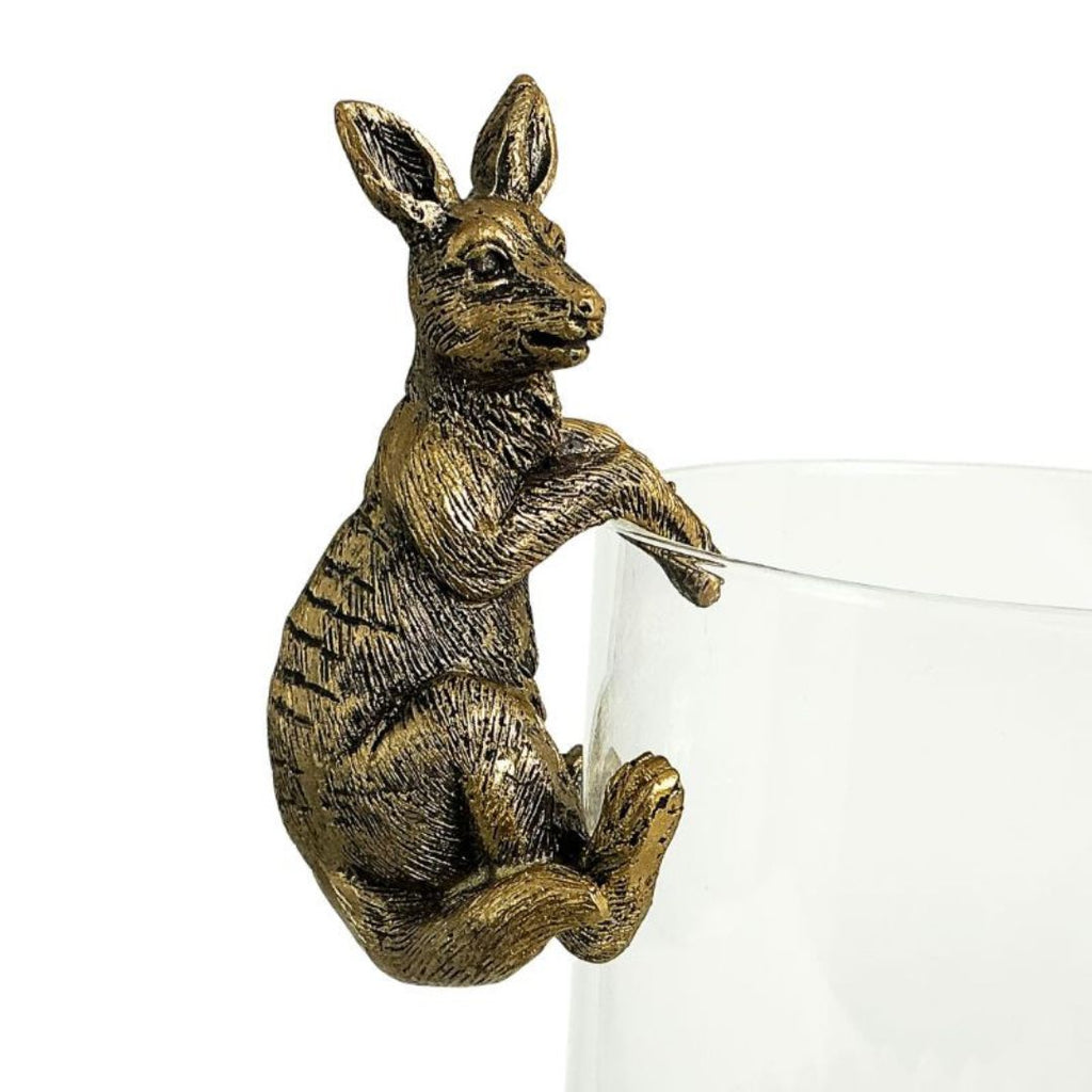 Bronrob Resin Kangaroo Pot Hanger 6x10x5cm