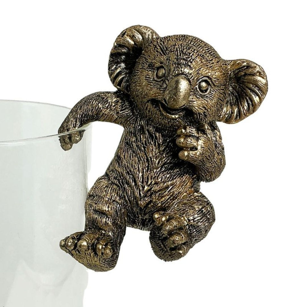Bronrob Resin Koala Pot Hanger Tg0899 - 7x9x6cm