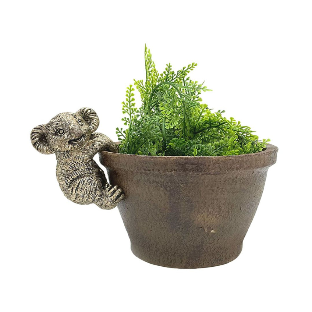 Bronrob Resin Koala Pot Hanger Tg0898 - 6x9x5.50cm