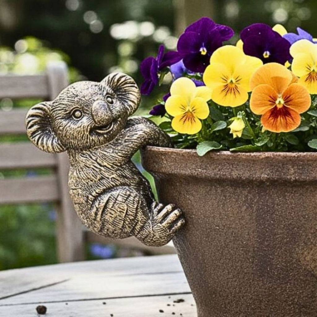 Bronrob Resin Koala Pot Hanger Tg0898 - 6x9x5.50cm