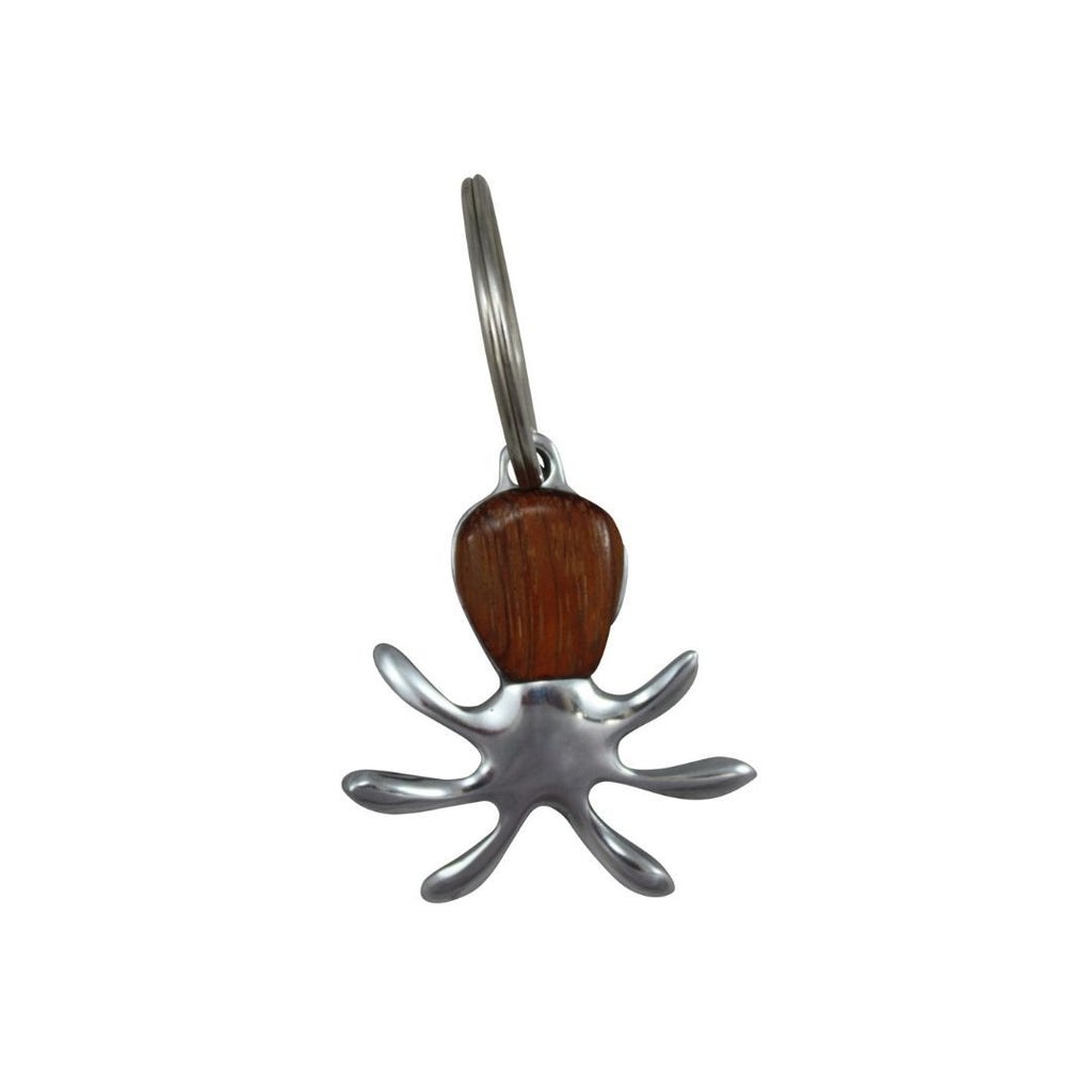 Octopus Keyring (bayong Wood)