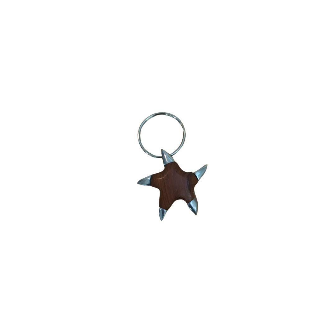 Starfish Keyring (bayong Wood)