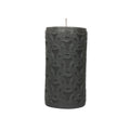 Link Pillar Candle Grey Medium