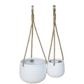 Eli Hanger Planter White A Large