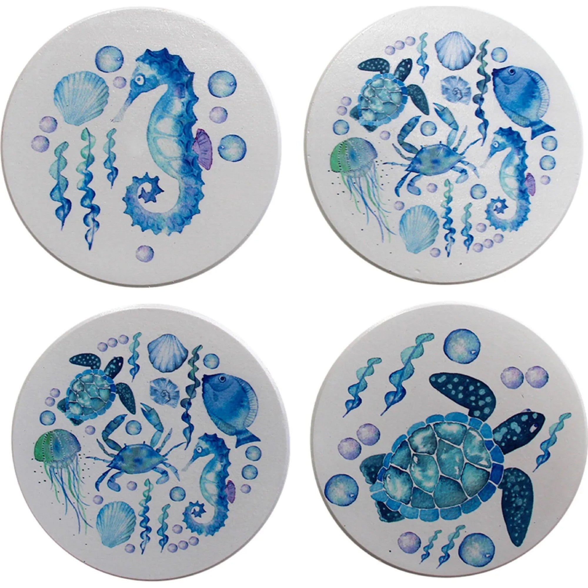 Coasters Blue Sealife