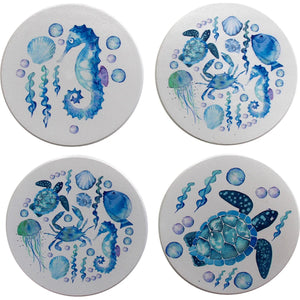 Coasters Blue Sealife