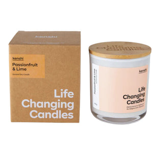 Kenshi Life Changing Candles - Passionfruit & Lime 400g