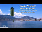 Load and play video in Gallery viewer, Woodstock Chimes Windbell Heroic Green
