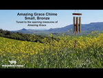 Load and play video in Gallery viewer, Woodstock Chimes Amazing Grace Bronze Small
